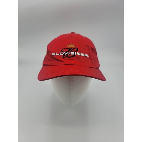 2005 Anhauser Busch Budwesier Adjustable Baseball Hat  Red - Picture 1 of 6